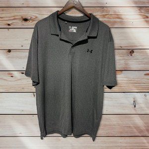 Under Armour Gray Polo Size 2XL